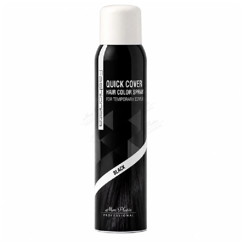 תרסיס צבע שיער שחור 150 מ''ל Fashionista Quick cover Black