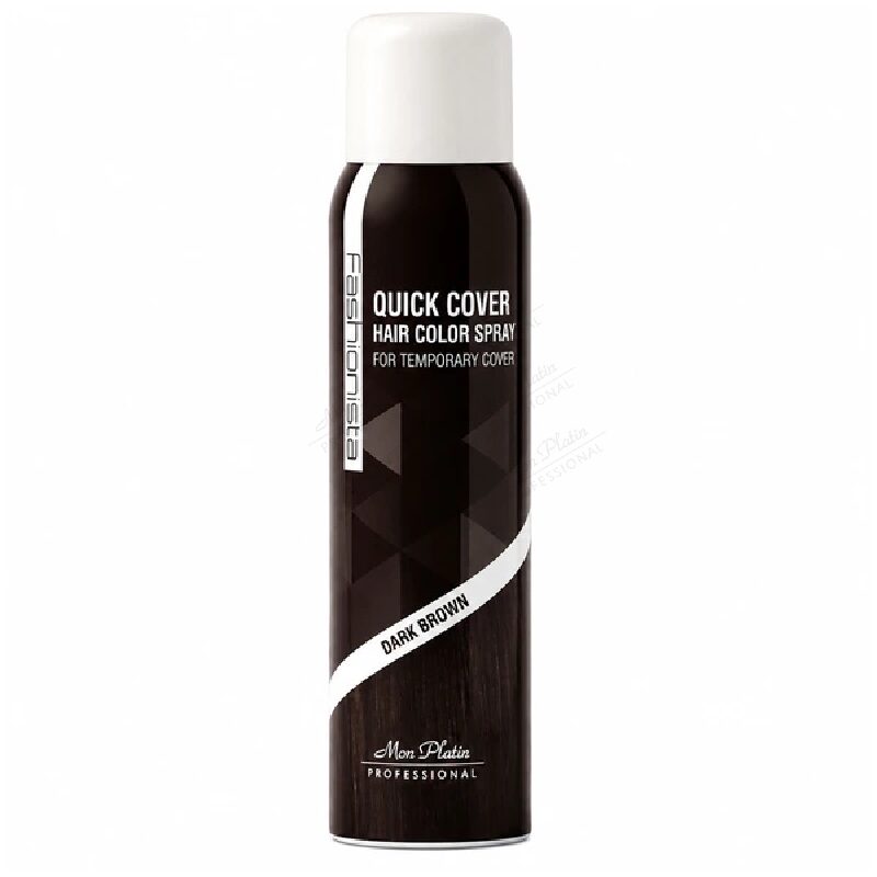 תרסיס צבע שיער חום כהה 150 מ''ל Fashionista Quick Cover DarkBrown