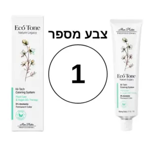 צבע מס' 1 אקו טון ללא אמוניה וללא PPD