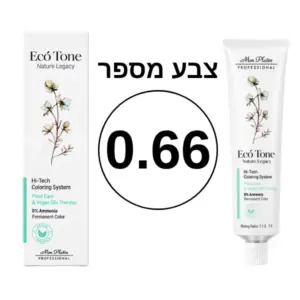 צבע מס' 0.66 אקו טון ללא אמוניה וללא PPD